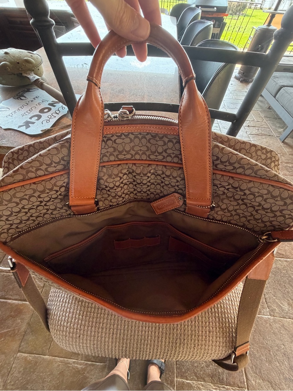 Coach Hudson Commuter Briefcase - Picture 7 of 10